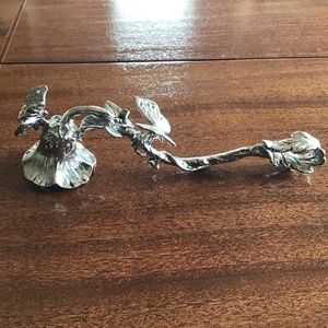 Silver Butterfly Candle Snuffer